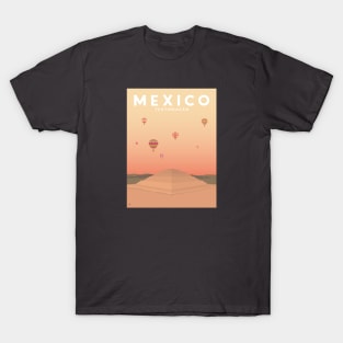 Teotihuacan, Mexico Travel Poster T-Shirt